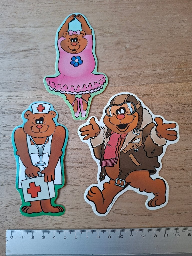 Stickers beren, Ophalen, Zo goed als nieuw, Dier en Natuur