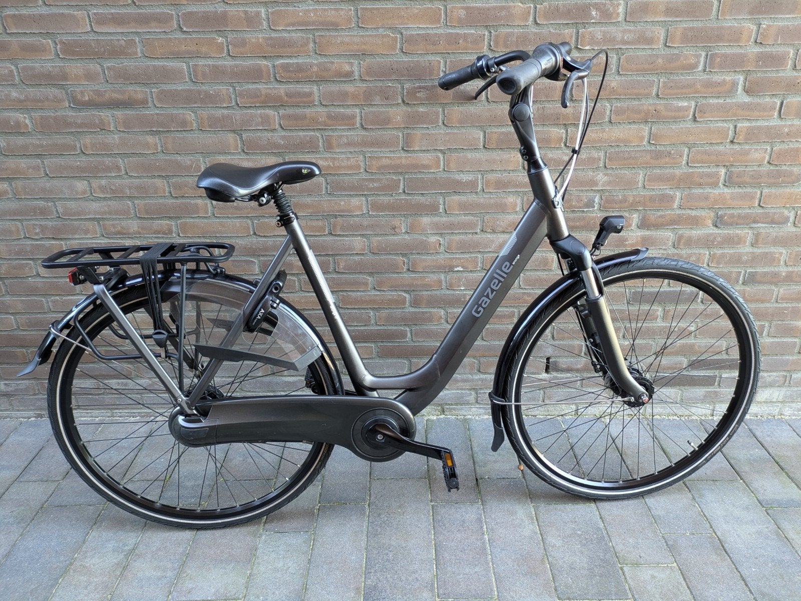 Zeer nette Gazelle Orange C7+ damesfiets 57cm 7 versnellinge, Fietsen en Brommers, Ophalen, Gebruikt, (Extra) lage instap, 56 cm of meer
