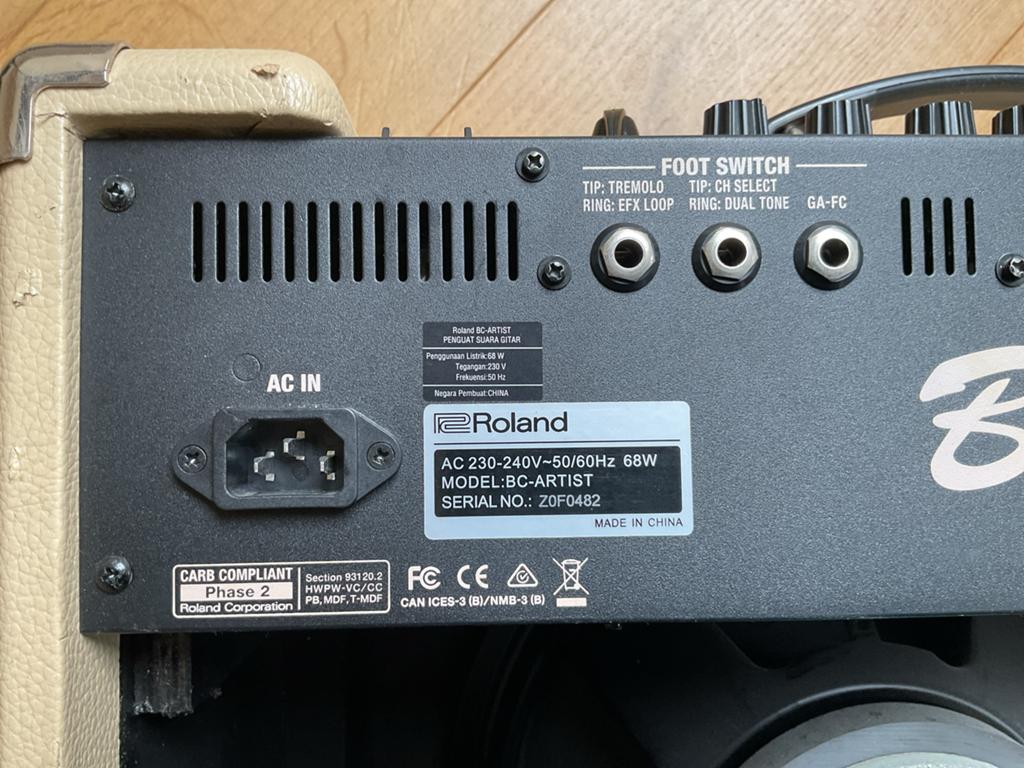 Roland Bluescube Artist Gitaarcombo - Zo goed als nieuw, Ophalen of Verzenden, Zo goed als nieuw, Gitaar, 50 tot 100 watt