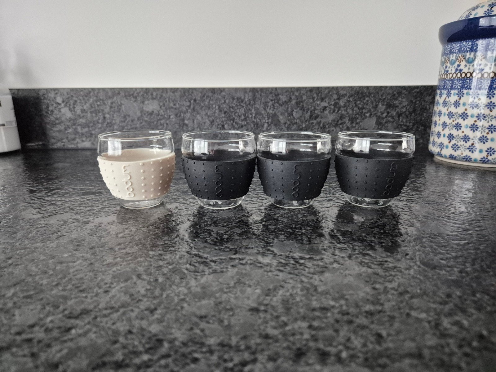 Bodum Pavina glazen  4 stuks, Huis en Inrichting, Keuken | Servies, Ophalen of Verzenden, Glas, Overige stijlen, Glas of Glazen