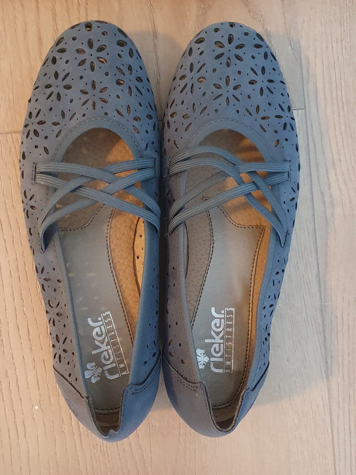 Nieuwe Rieker Antistress Ballerina’s – Blauw – Maat 37, Blauw, Nieuw, Rieker, Ballerina's