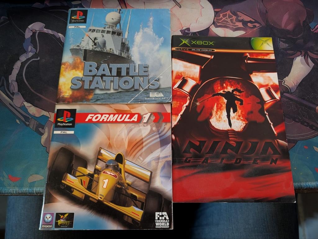 Handleidingen: Battle Stations, F1, Ninja Gaiden, 1 speler, Ophalen of Verzenden, Gebruikt