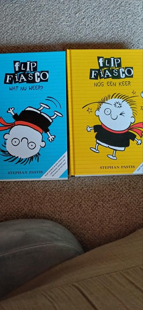 Flip Fiasco Wat nu weer.Nog een keer( 2 boeken), Stephan Pastis, Overige typen, Nieuw, Ophalen of Verzenden