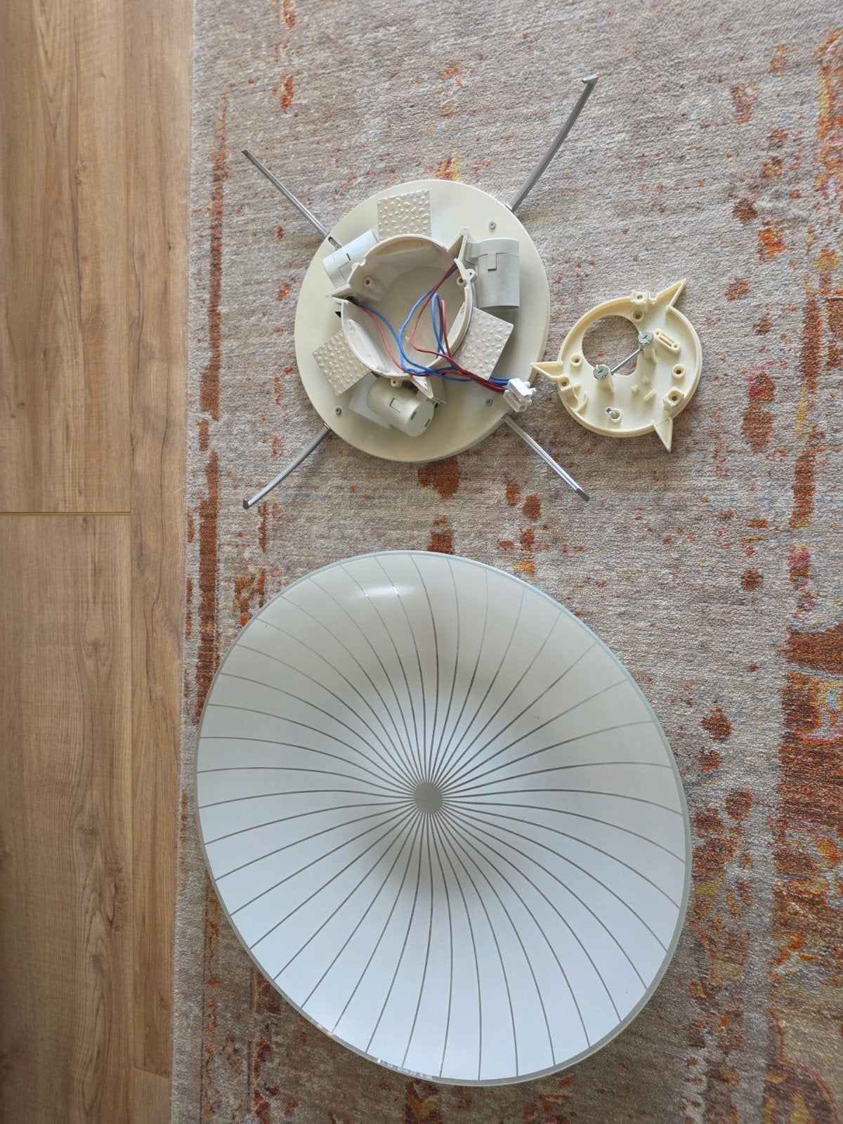 IKEA Calypso plafondlamp - Zo goed als nieuw, Zo goed als nieuw, Glas, Modern, E27 (groot)