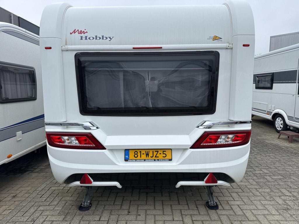Hobby Maxia 495 UL, Caravans en Kamperen, Caravans, Rondzit, Hobby, Bedrijf, Kachel