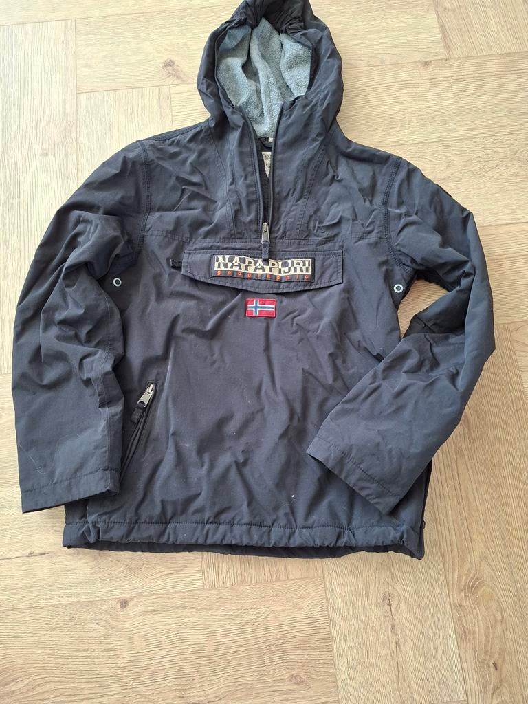 Jas donkerblauw, Ophalen of Verzenden, Zo goed als nieuw, Jongen of Meisje, Jas