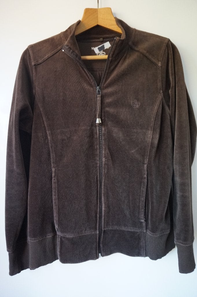 Bruin sweater vest zacht velours maat L / 40 - MS Mode M&S, Maat 38/40 (M), Bruin, Ophalen of Verzenden, Zo goed als nieuw
