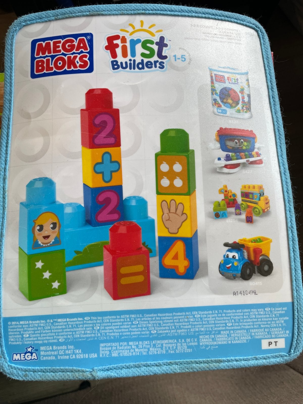 Mega Bloks First Builders - Bouwblokken set (zonder stickers, Ophalen, Gebruikt, Megabloks