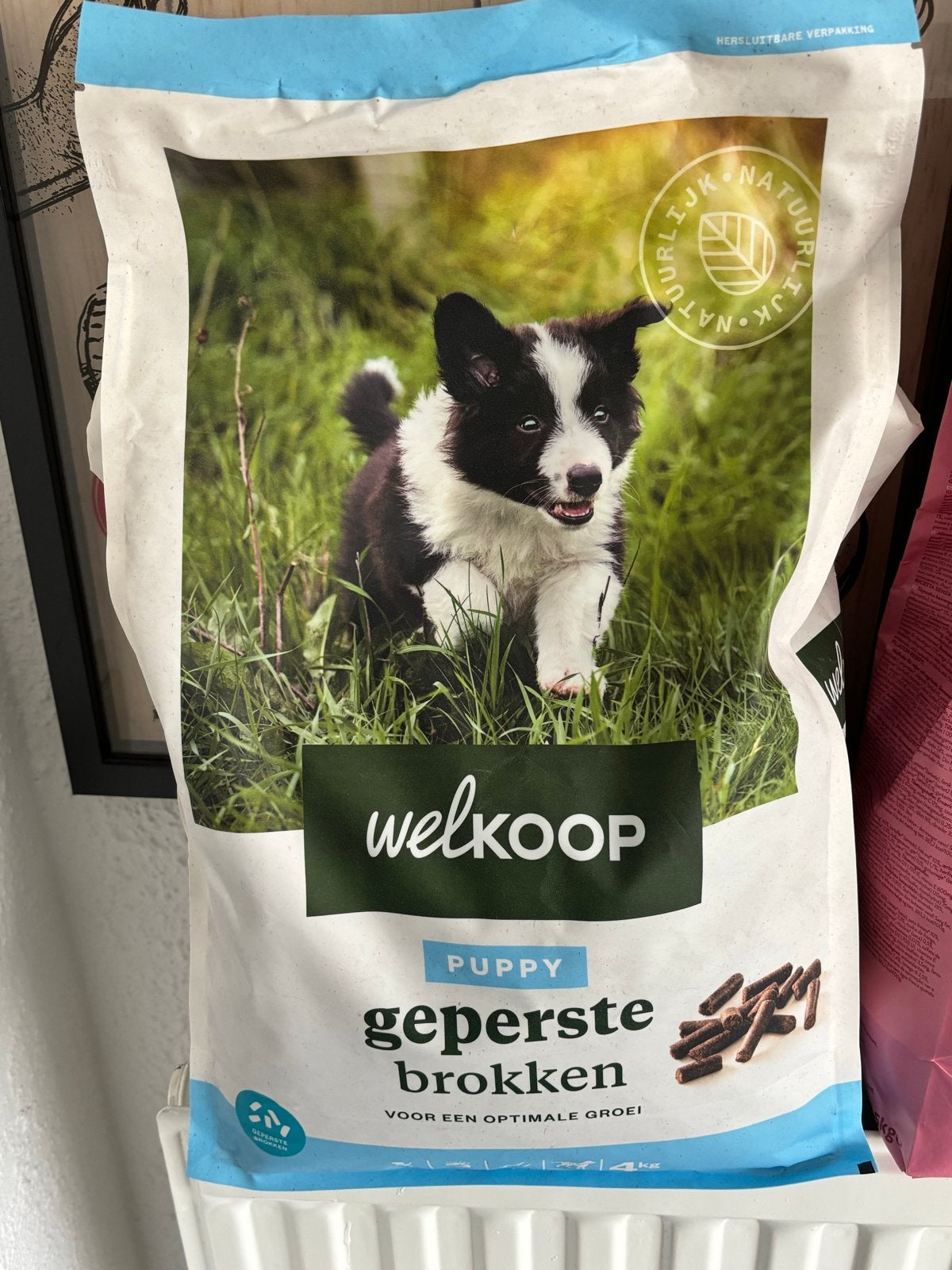 Puppy voer welkoop, Ophalen, Hond