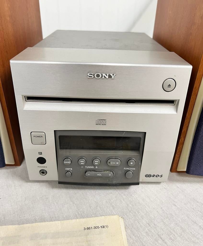 Vintage Sony HCD-101 Stereo syst AM/FM Radio CD + Afstandsb., Tuner of Radio, Zo goed als nieuw, H, H