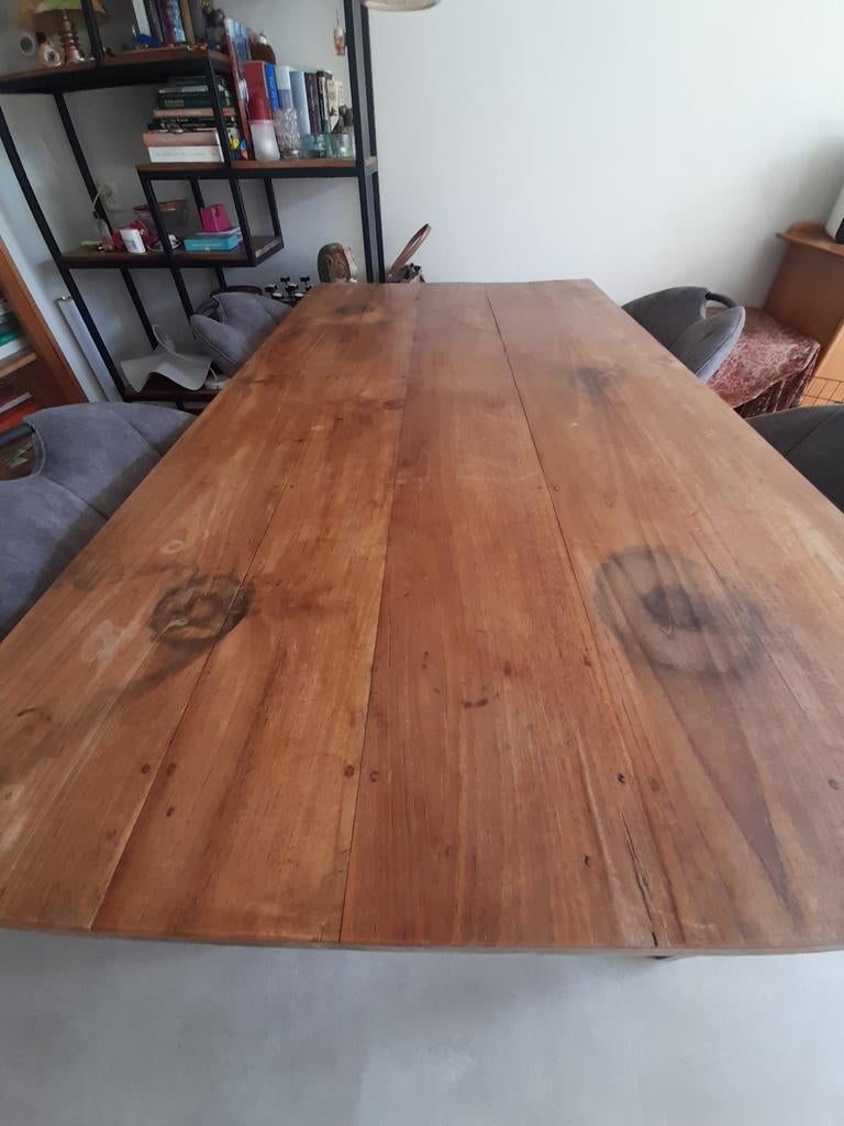 Teakhouten eettafel, Ophalen of Verzenden, Rechthoekig, 150 tot 200 cm, 50 tot 100 cm