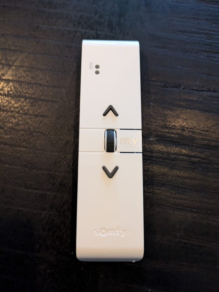 Somfy afstandsbediening IO, Gebruikt, Minder dan 100 cm, Wit, Ophalen of Verzenden