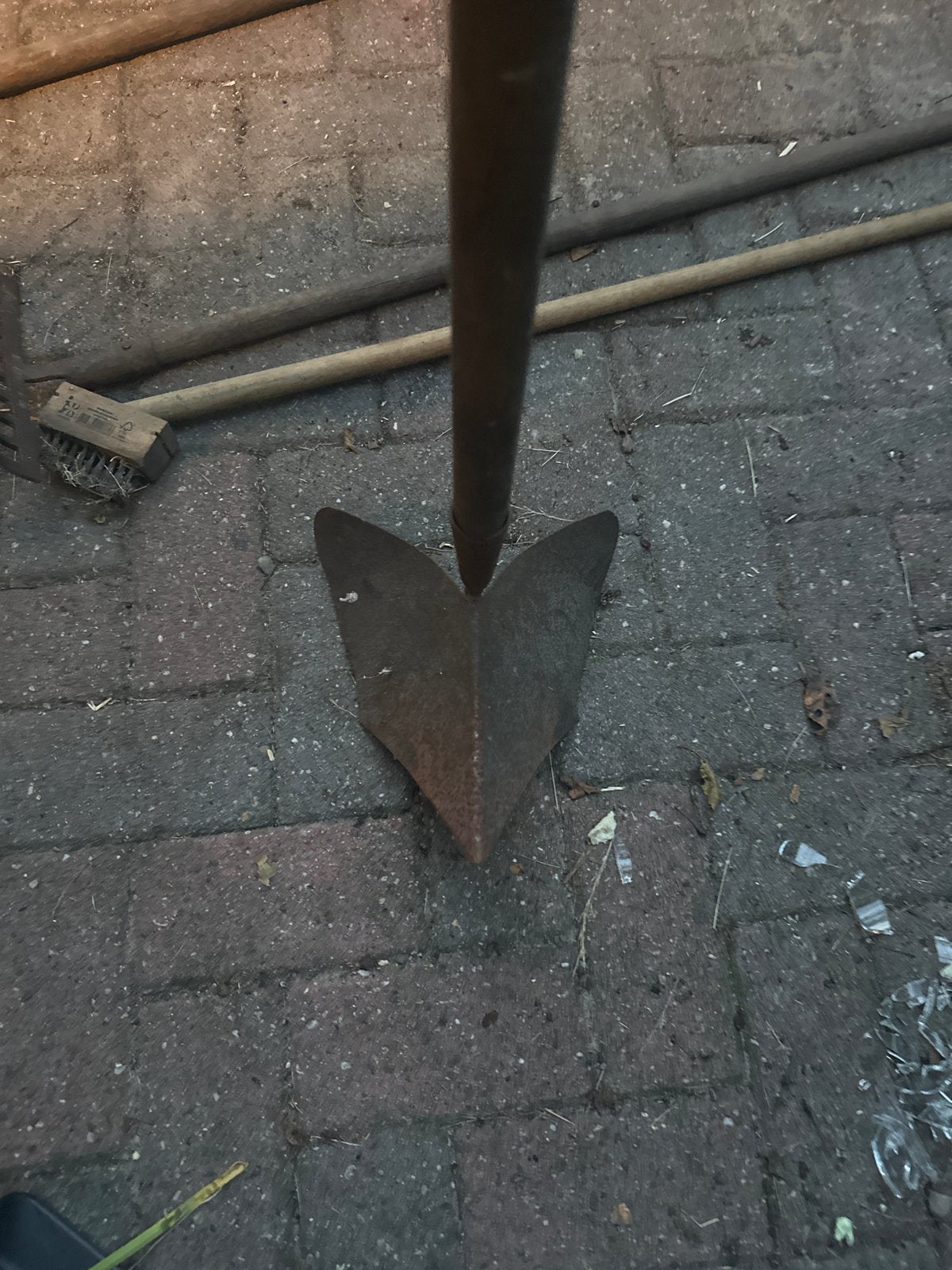 Oude schoffel voor tuinwerk, Ophalen, Gebruikt, Overige typen