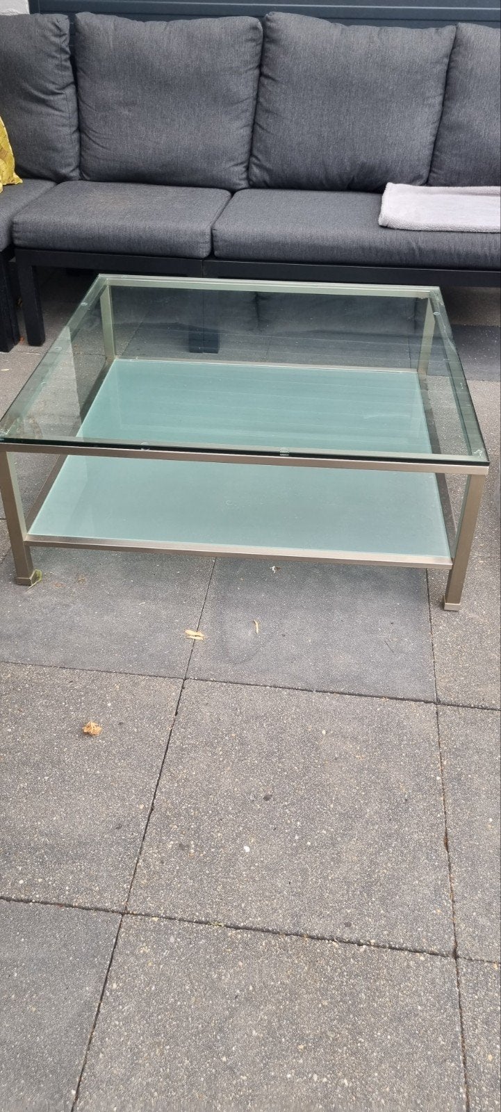1meter vierkant woonkamertafel, Ophalen of Verzenden