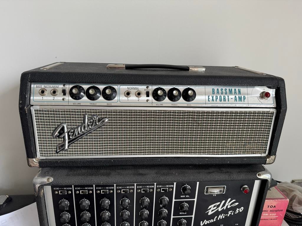 Fender Bassman Export-amp uit 1968, Muziek en Instrumenten, Versterkers | Bas en Gitaar, Ophalen, Gebruikt, Basgitaar, 50 tot 100 watt