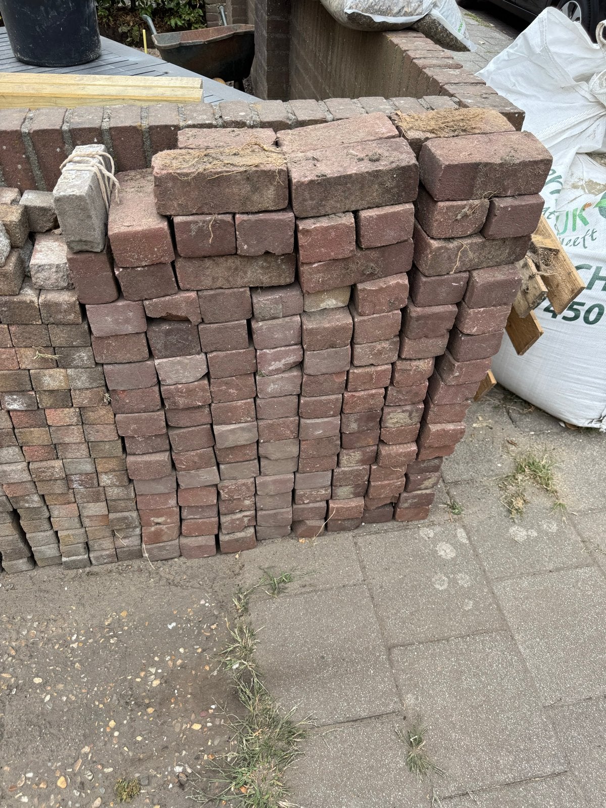 Gebruikte Klinkers - Perfect voor Oprit of Terras, Ophalen, Gebruikt, Klinkers, 10 m² of meer