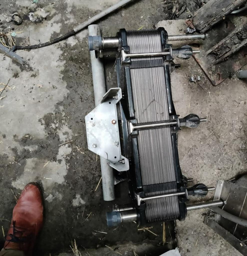 De laval platenkoeler met afsluiter!, Ophalen of Verzenden, Zo goed als nieuw