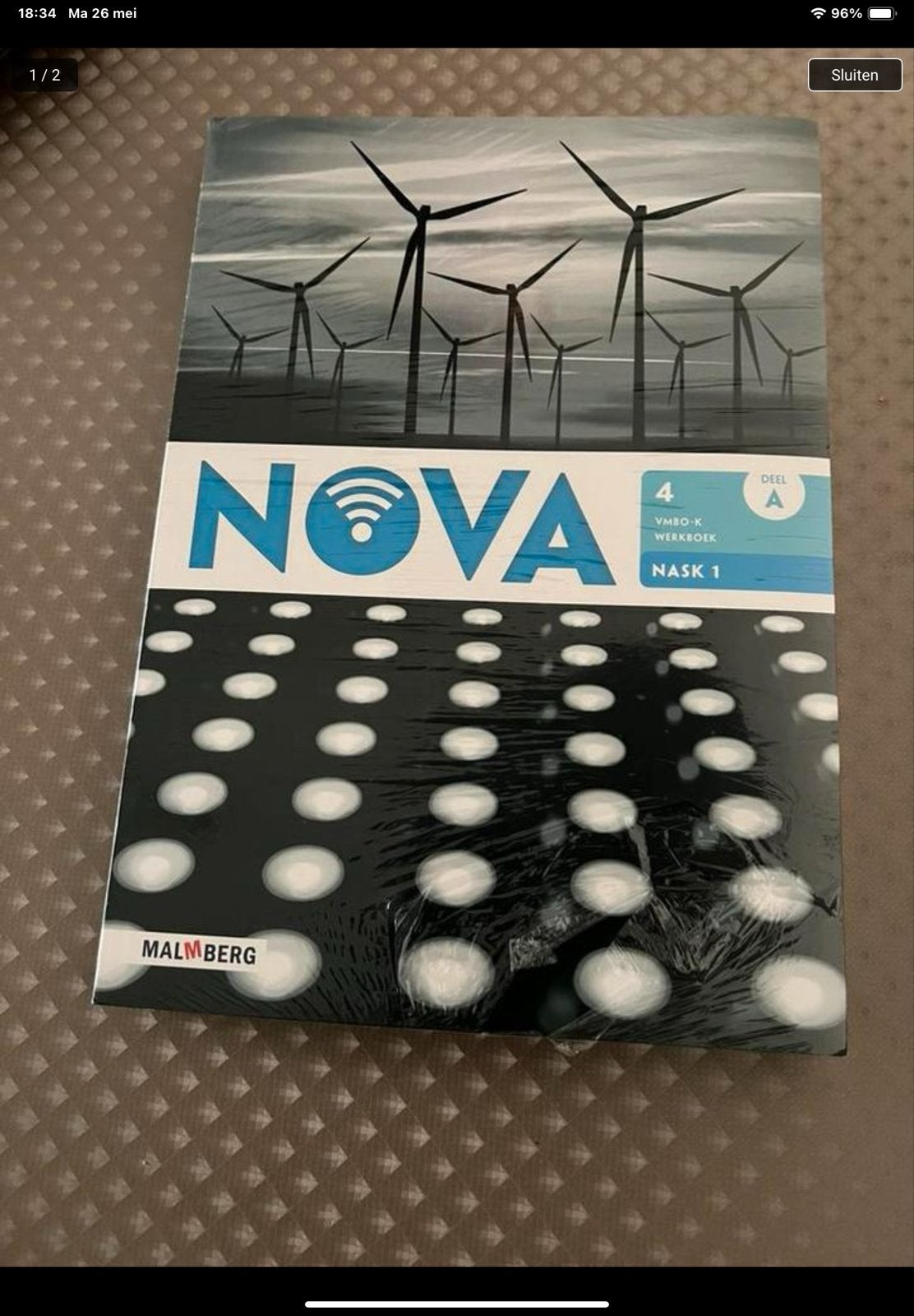 NOVA Nask 1 Werkboek VMBO-K Deel A - NIEUW!, Ophalen of Verzenden, Nieuw, VMBO, Natuurkunde