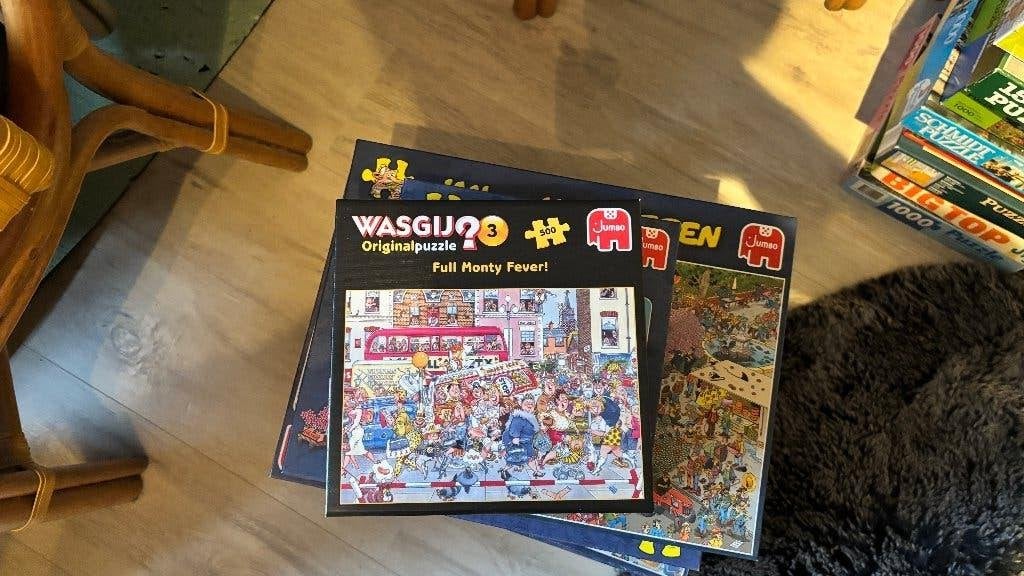 Wasgij Original Puzzel : Full Monty Fever! 500 stukjes, Ophalen, Minder dan 500 stukjes, Gebruikt, Legpuzzel