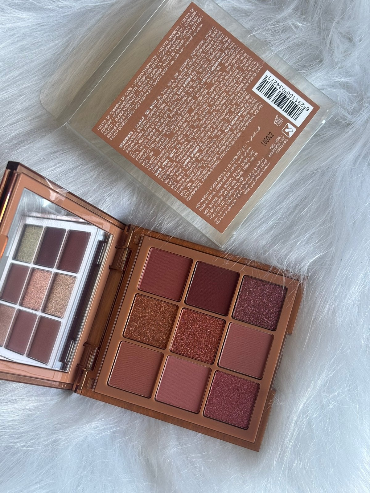 huda beauty oogschaduw palette, Sieraden, Tassen en Uiterlijk, Uiterlijk | Cosmetica en Make-up, Verzenden, Nieuw, Overige kleuren
