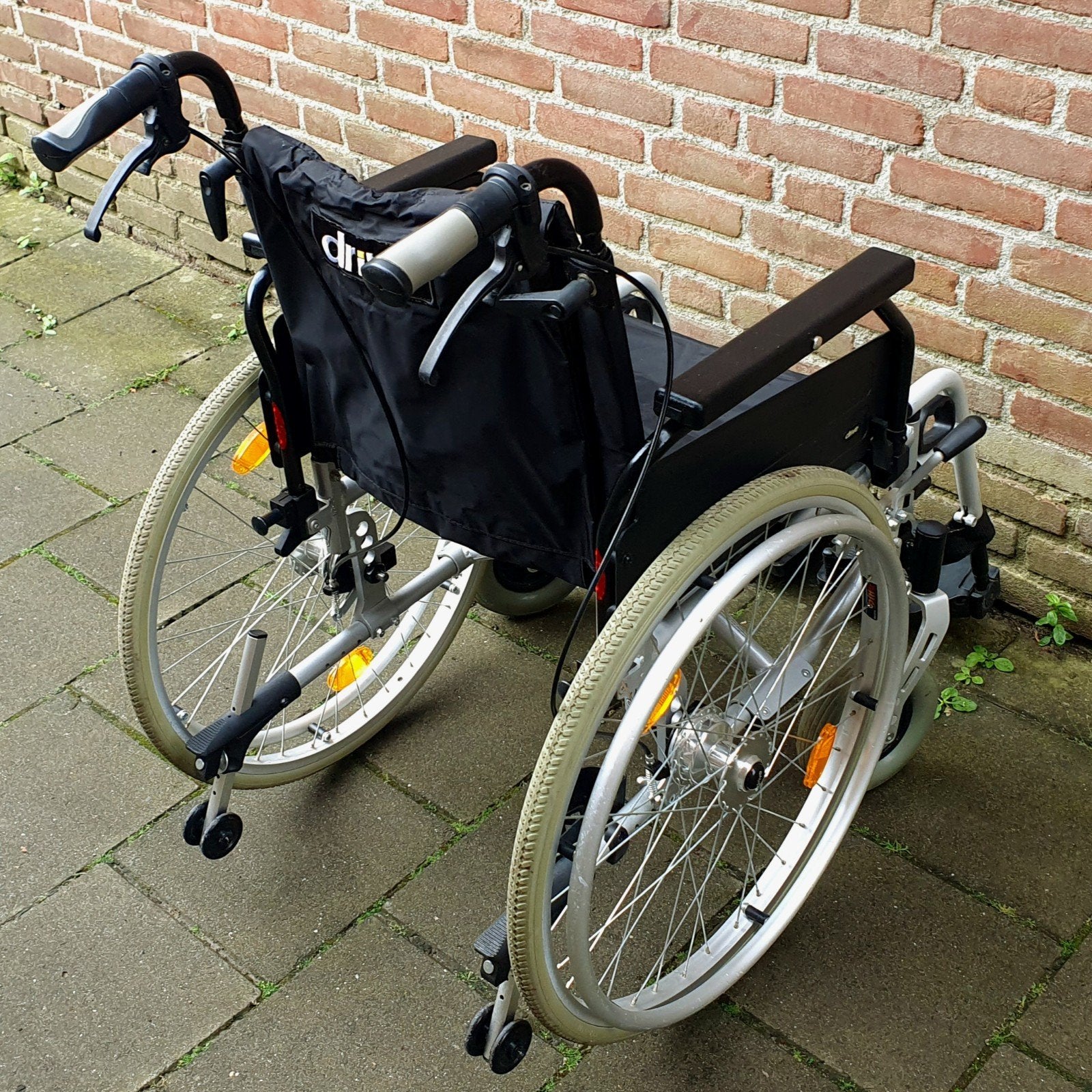 Compacte rolstoel inklapbaar met remmen voor de begeleider, Rolstoel inklapbaar, Rolstoel inklapbaar, Rolstoel inklapbaar, Handbewogen rolstoel