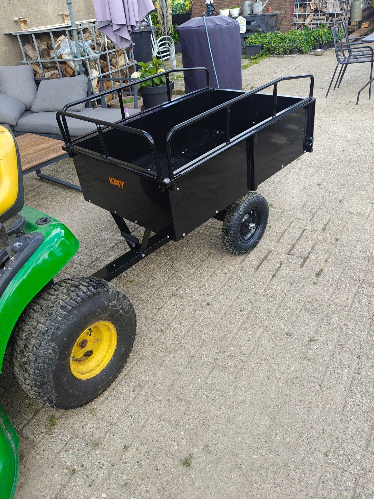 Te koop zitmaaierkar zitmaaier aanhangertje, Ophalen, Nieuw