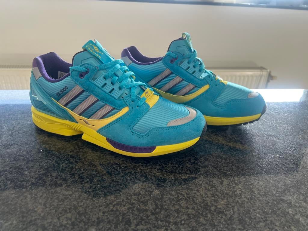 Adidas ZX 8000 Consortium Blue Glow Unity Purple EU44, Kleding | Heren, Schoenen, Ophalen of Verzenden, Overige kleuren, Sneakers of Gympen