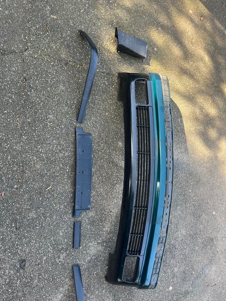 Originele bumpers BMW E36 Cabrio (voor en achter), Gebruikt, Voor, Ophalen of Verzenden, Bumper