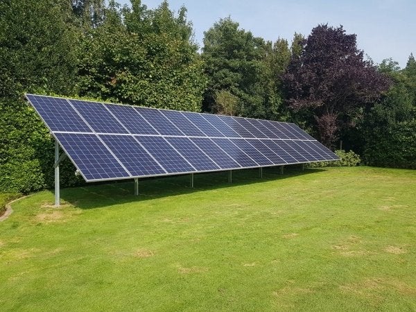 Veldopstelling zonnepanelen, Ophalen, Nieuw, Compleet systeem, 200 wattpiek of meer