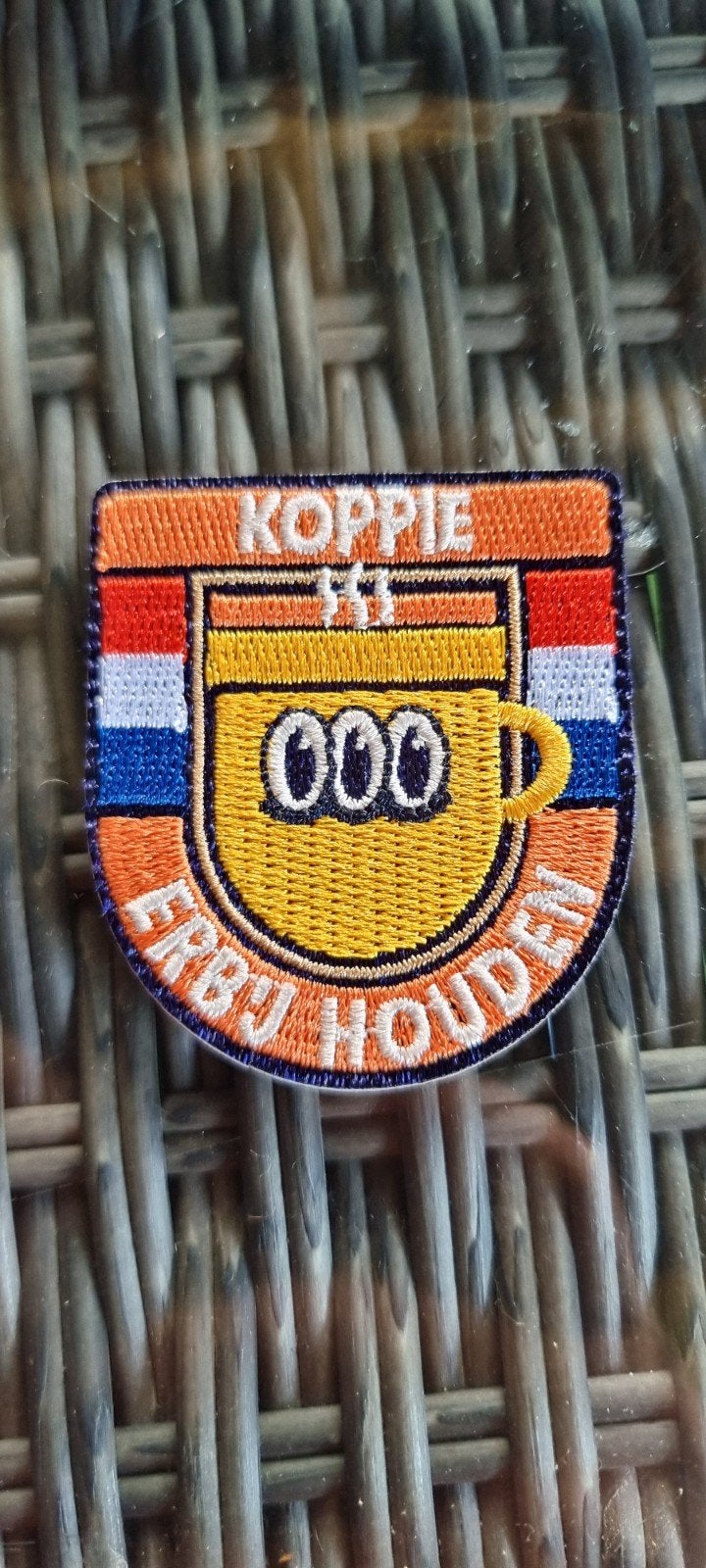 1 Koppie erbij houden Juich jack Embleem. Ruilen, Verzamelen, Supermarktacties, Jumbo, Ophalen of Verzenden
