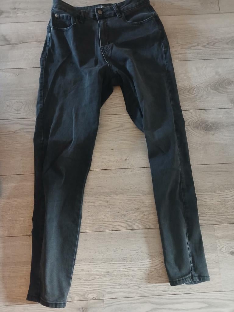 denim co. broek maat 38, Kleding | Dames, Broeken en Pantalons, Zwart, Demim co.(Primark), Zo goed als nieuw, Lang