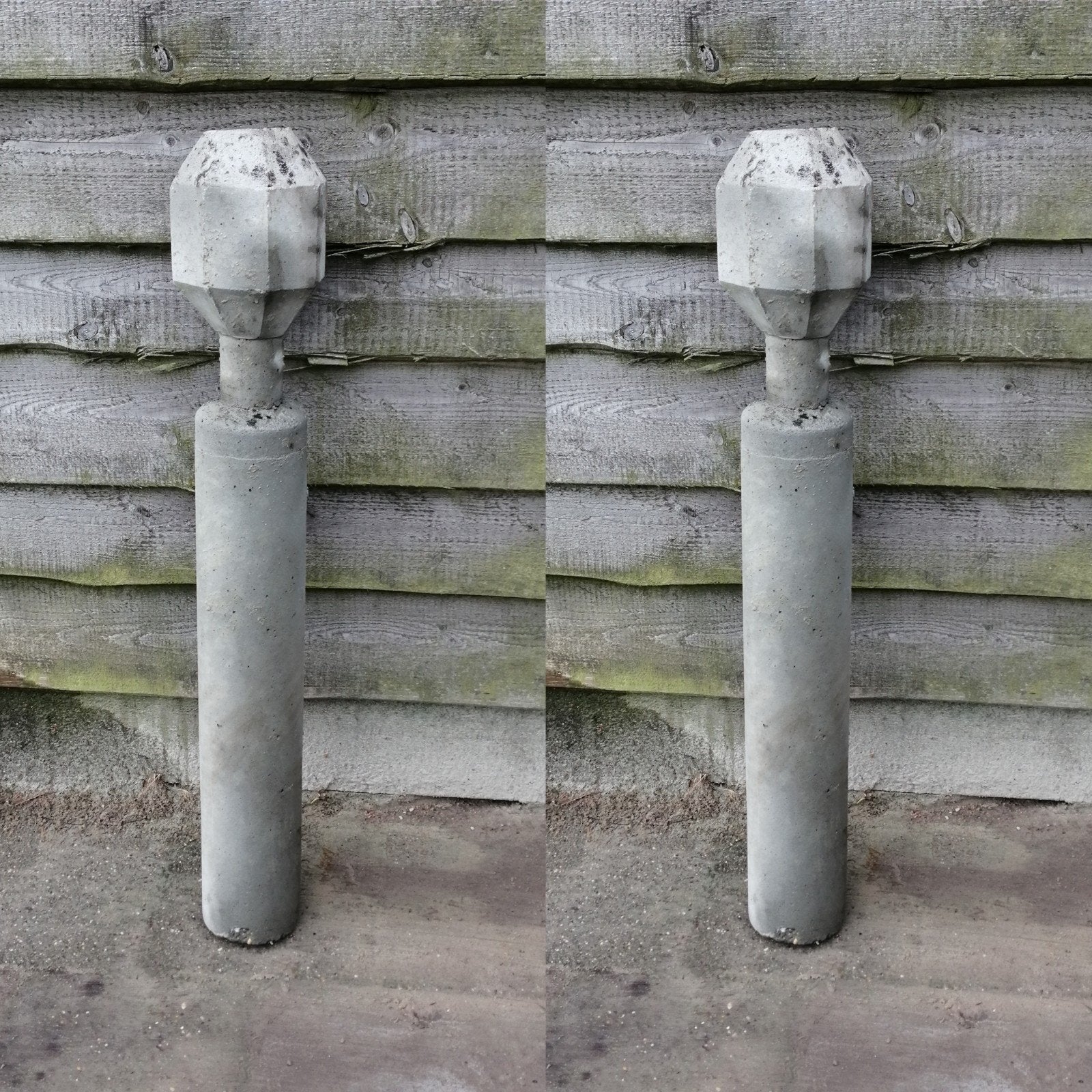 2x Betonpaal/Betonpalen (8-Kantig), Ophalen, Gebruikt, Minder dan 180 cm, Palen
