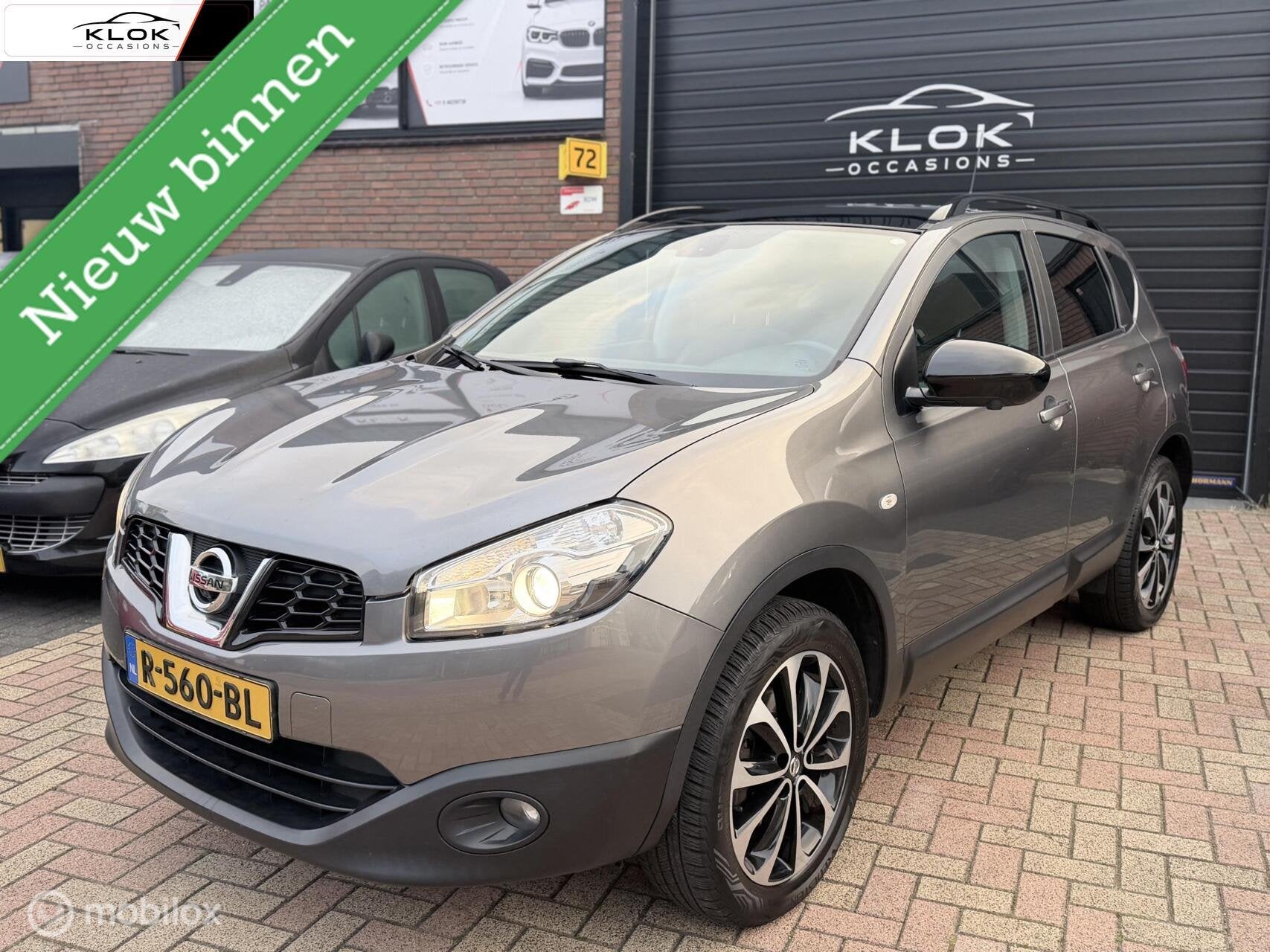 Nissan Qashqai 1.6 Tech View Pano Clima Cruise Navi Trekhaak, Voorwielaandrijving, 1225 kg, 4 cilinders, Handgeschakeld