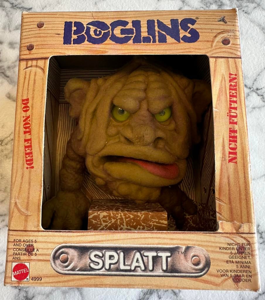 Vintage Mattel Boglins “Splatt” originele doos – mooie staat, Ophalen of Verzenden, Gebruikt