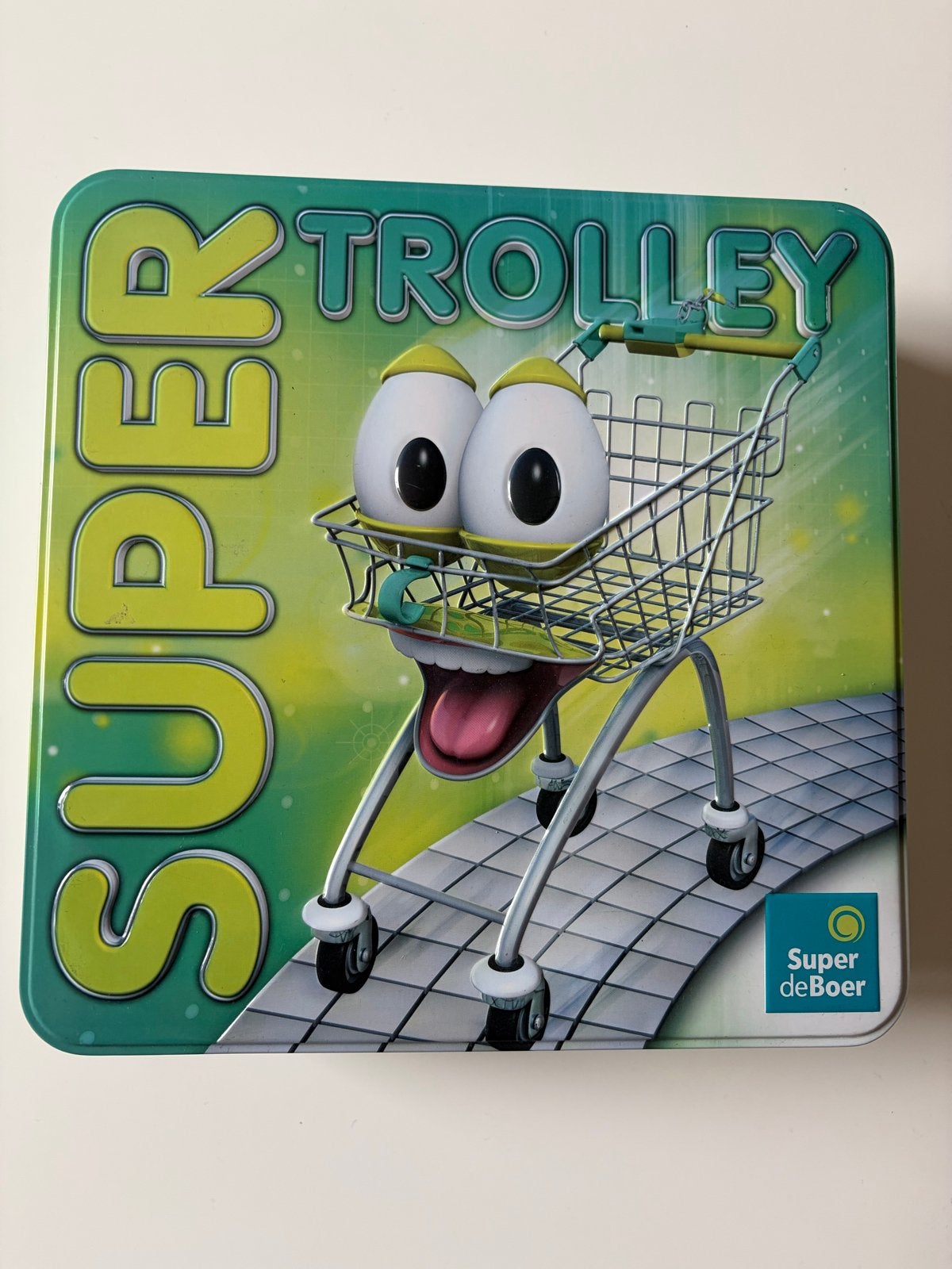 Super Trolley Gezinsspel - Super de Boer, Drie of vier spelers, Ophalen of Verzenden, Zo goed als nieuw