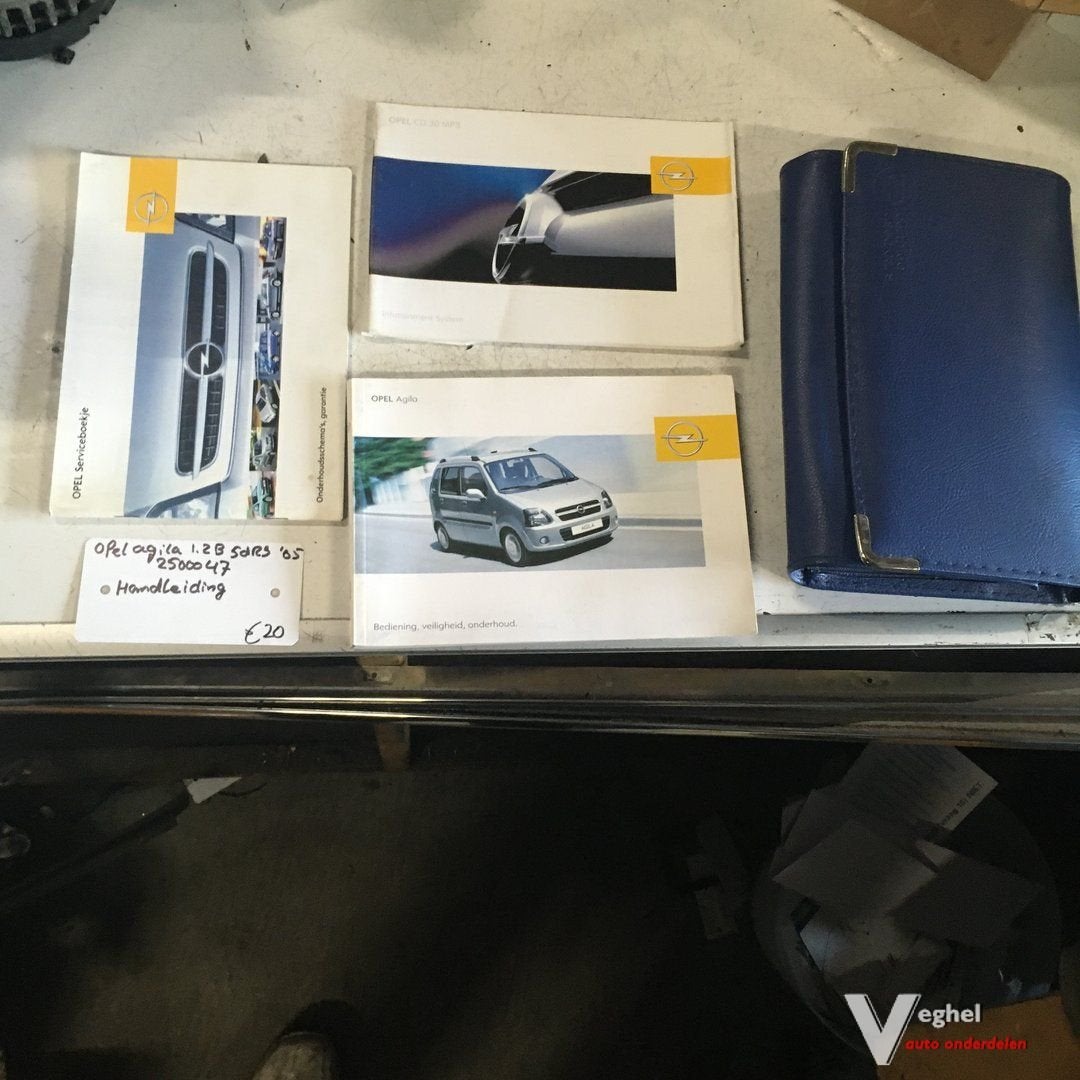 Opel Agila 1.2 B 5 drs 2005 Wagennr 2500047 Instructieboekje, Ophalen of Verzenden
