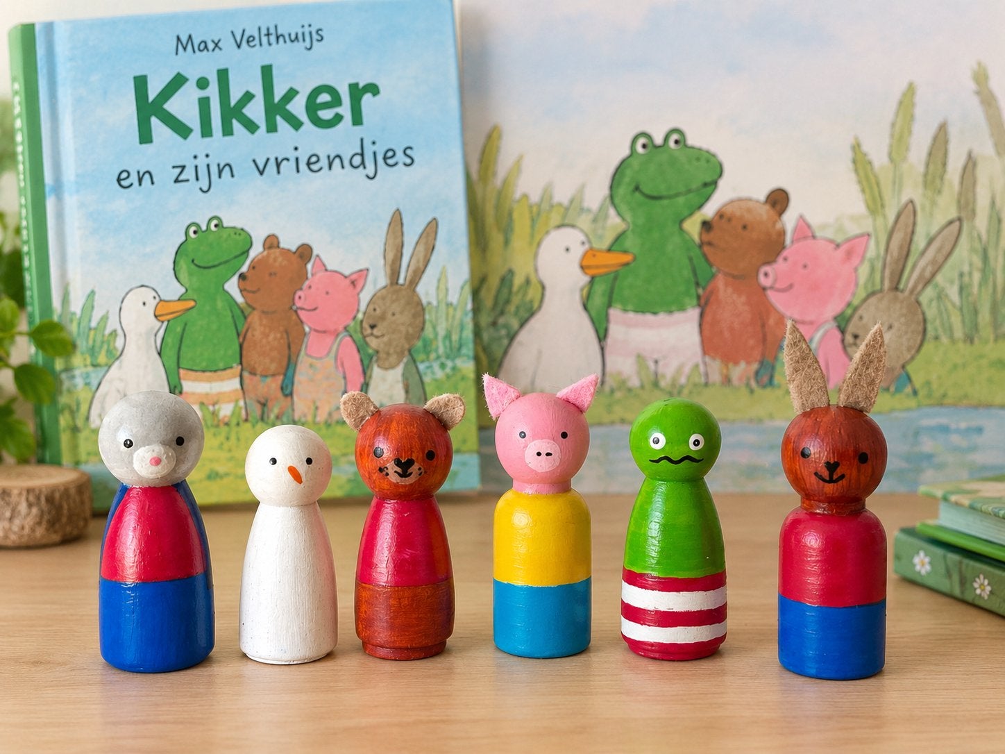 Pegdoll Kikker en vriendjes (zonder boek), Ophalen of Verzenden, Nieuw, Jongen of Meisje