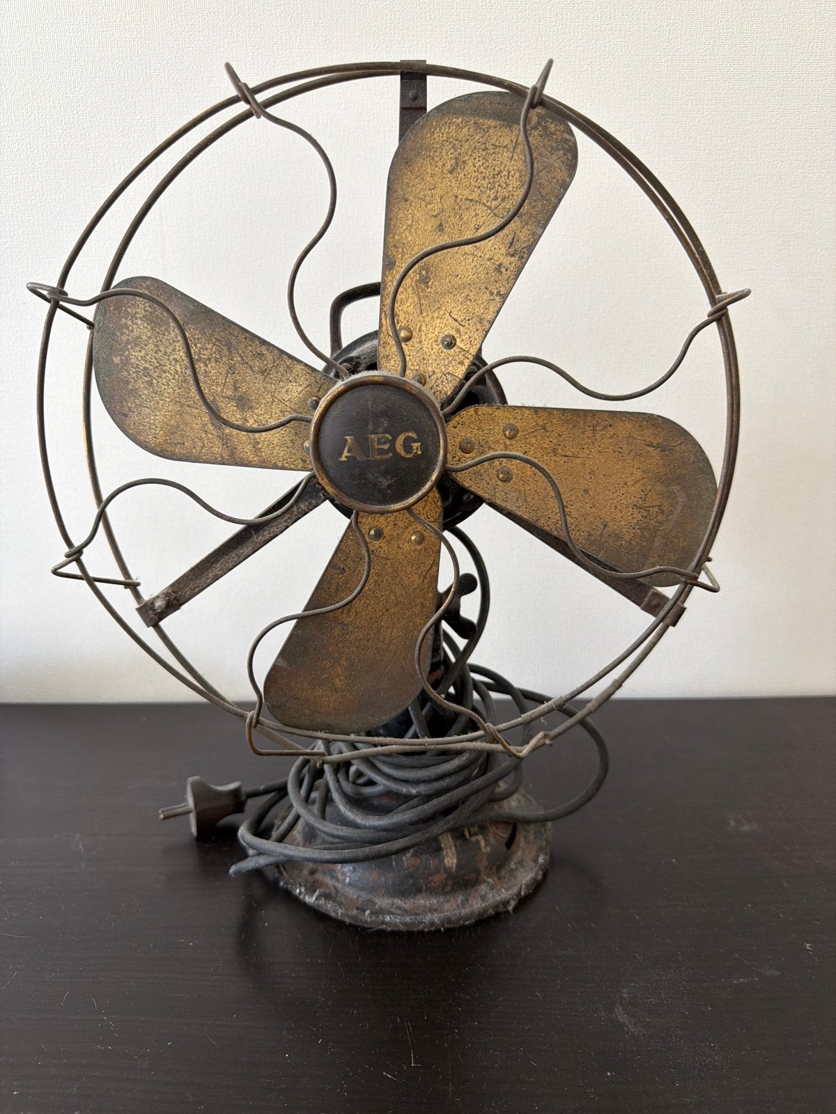 Antieke AEG Ventilator - Vintage Design, Ophalen of Verzenden