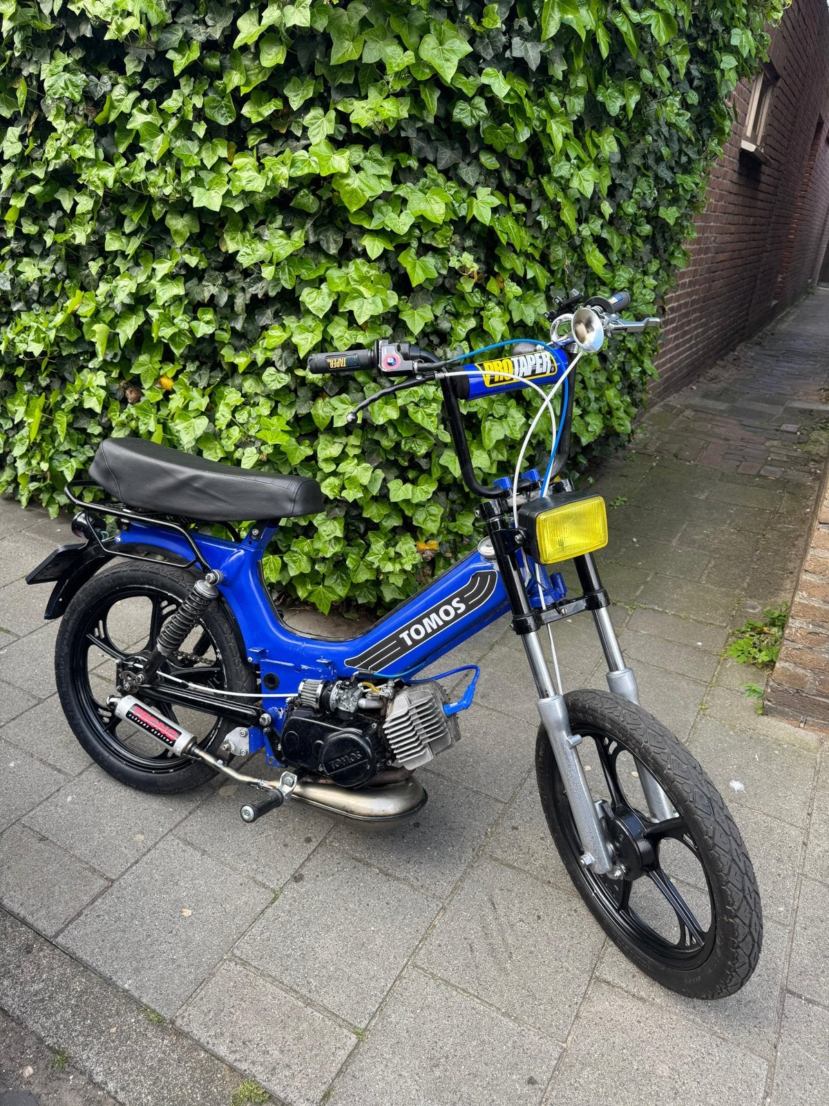 Tomos 65cc blauw kenteken, Fietsen en Brommers, Ophalen of Verzenden, Gebruikt, Maximaal 45 km/u