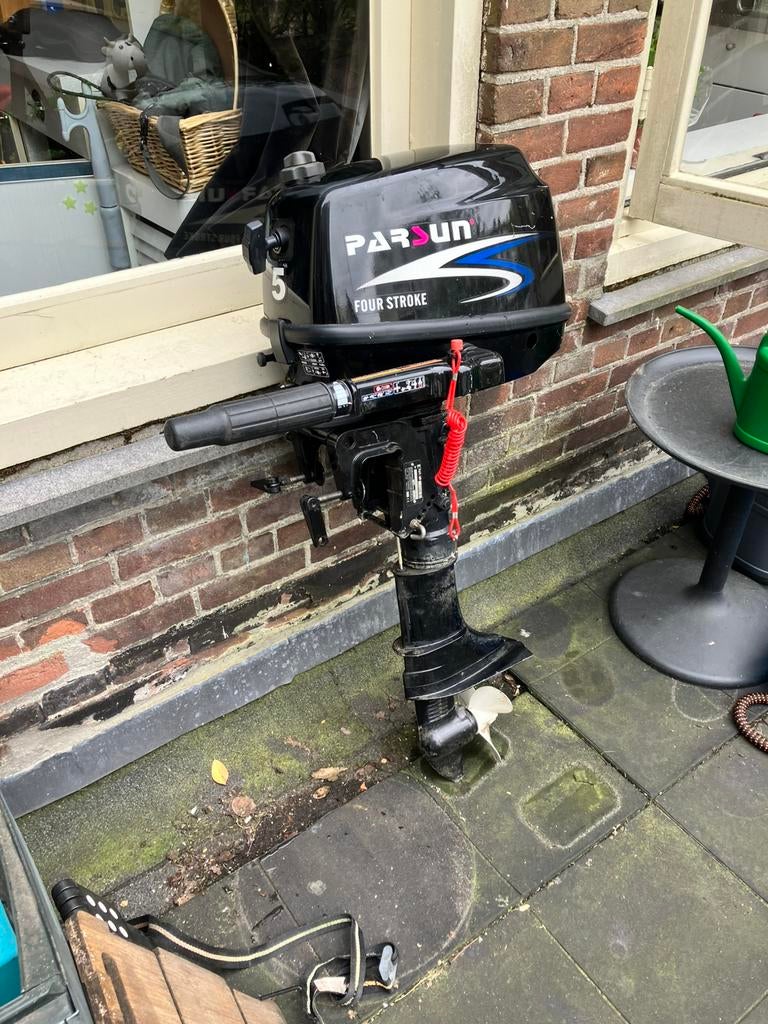 Parsun 5 pk viertaktmotor kortstaart bj 2020, Ophalen, 5 tot 10 pk, Viertaktmotor, Zo goed als nieuw