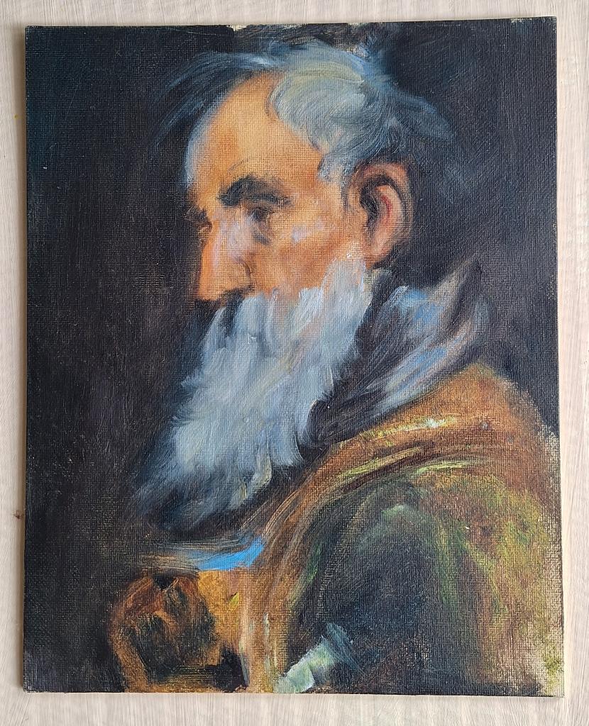 Studie in olieverf. Naar Rubens (kopie in olieverf), Antiek en Kunst, Ophalen of Verzenden