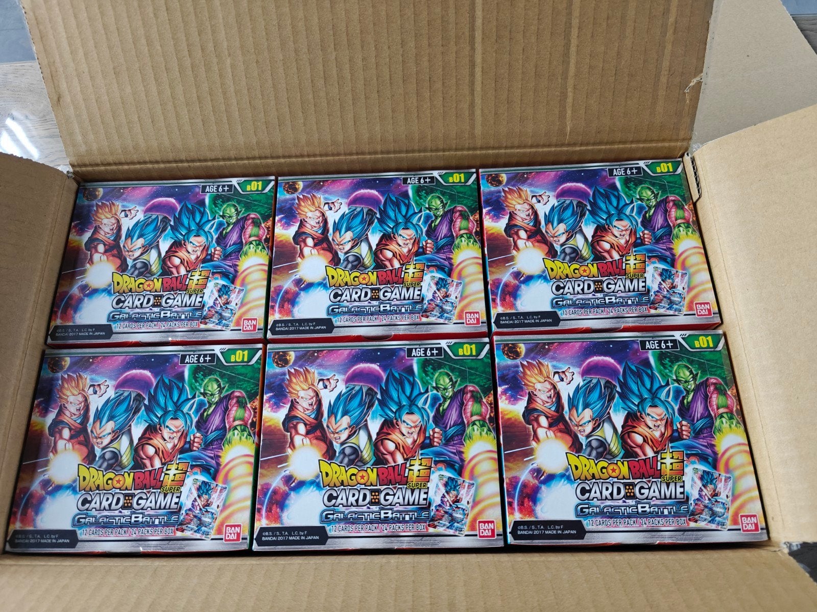 Dragonball Super Galactic Battle BT01 Booster Box Sealed !, Ophalen of Verzenden, Nieuw, Boosterbox, Foil