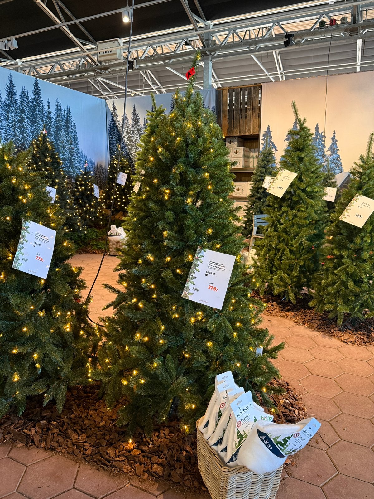 Triumph Tree kunstkerstboom Romagne D 140 H 215 cm, Ophalen, Zo goed als nieuw