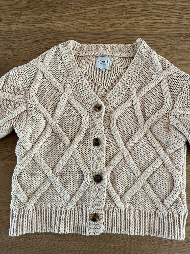 Donsje Vavida vest Lily White - Maat 98/104, Ophalen of Verzenden, Gebruikt, Jongen of Meisje, Trui of Vest