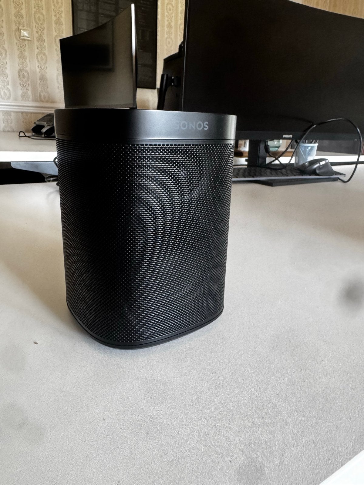 Sonos One Gen 2 Zwart, Slimme speaker, WiFi, Ophalen of Verzenden, Zo goed als nieuw
