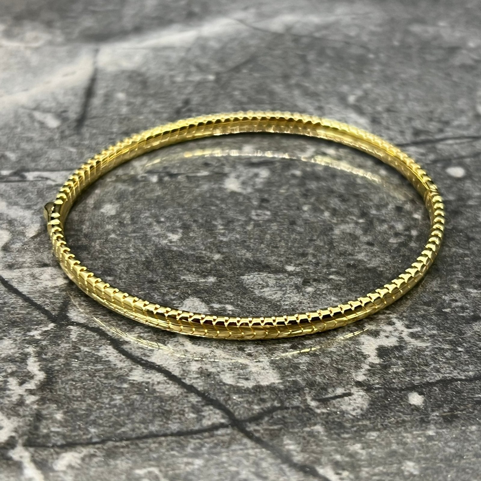 18 karaat gouden armband slavenarmband, Ophalen of Verzenden, Nieuw, Goud