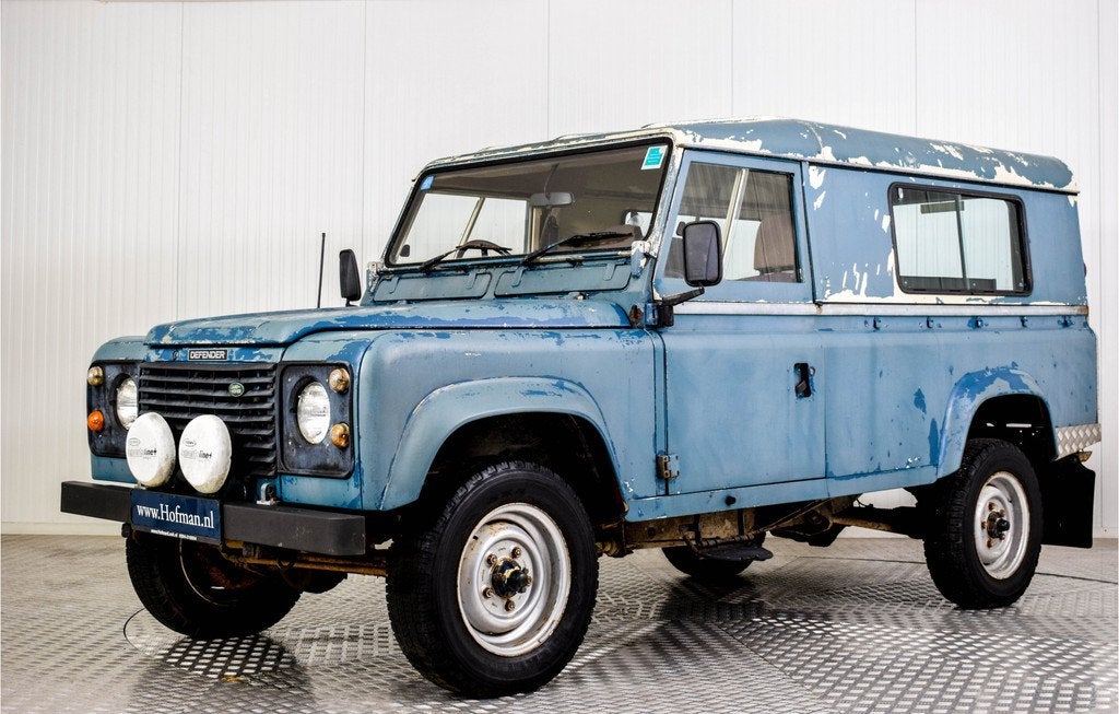 Land Rover Defender 110 2.5 Turbo diesel Wegenbelastingvrij, Auto's, Land Rover, 2500 cc, Gebruikt, 4 cilinders, Blauw
