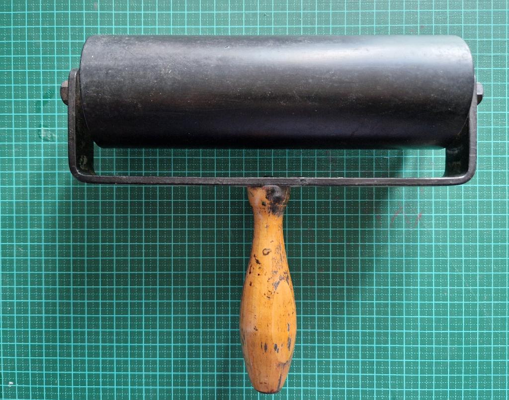 VINTAGE INKT ROLLER, voor Grafiek, Verzenden