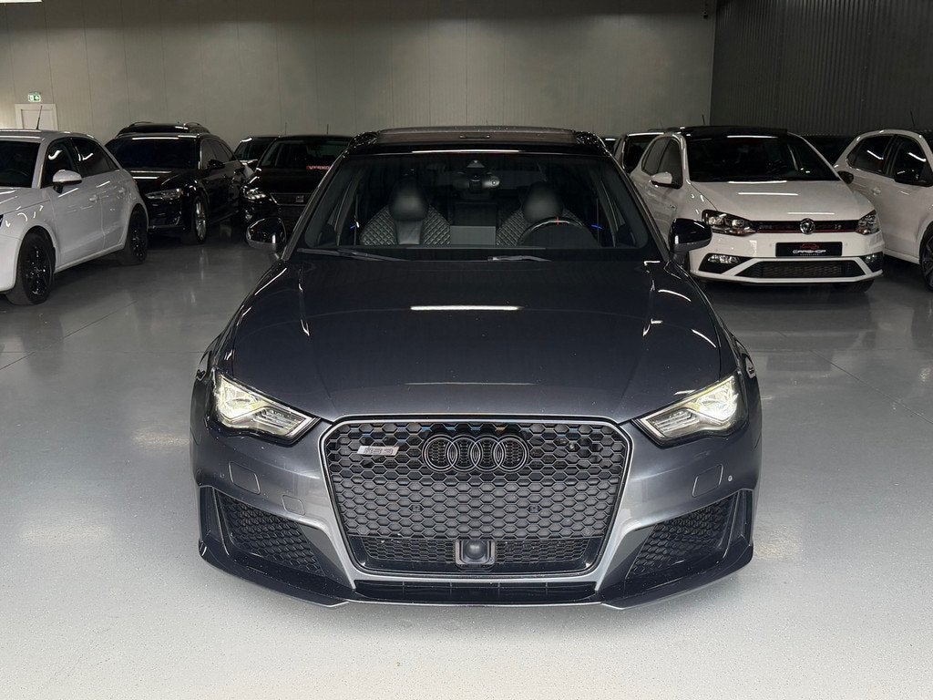 Audi RS3 Sportback 2.5 TFSI Quattro Pro Line Plus PANO/FULL, Automaat, Gebruikt, Zwart, Leder