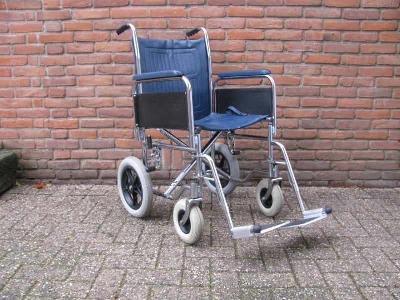 Skan inklapbare rolstoel met een zitbreedte van 47 cm, Ophalen, Inklapbaar, Zo goed als nieuw, Handbewogen rolstoel